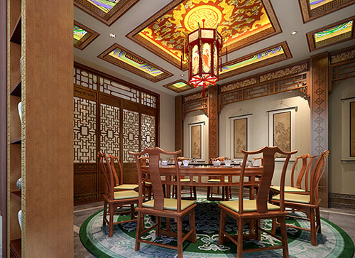 枣阳中式古典风格家居装修设计效果图