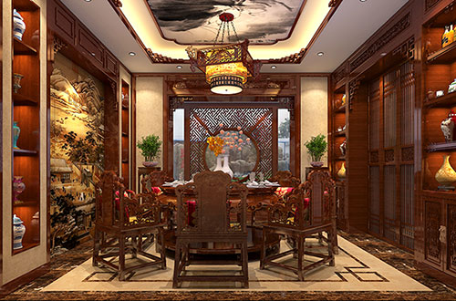 枣阳温馨雅致的古典中式家庭装修设计效果图