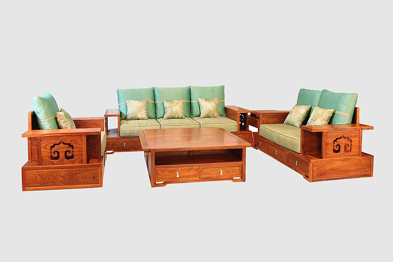 枣阳中式实木沙发简直太美了